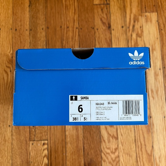 NIB Adidas Samba W7 M6 Halo Blush Clay Strata Gum IG1243 Shoes SOLD OUT - Picture 5 of 5